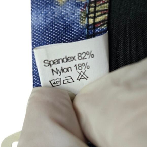 Alivila.Y Fashion Womens Vintage Floral Denim Overbust Corset Bustier Top XL - Picture 10 of 16